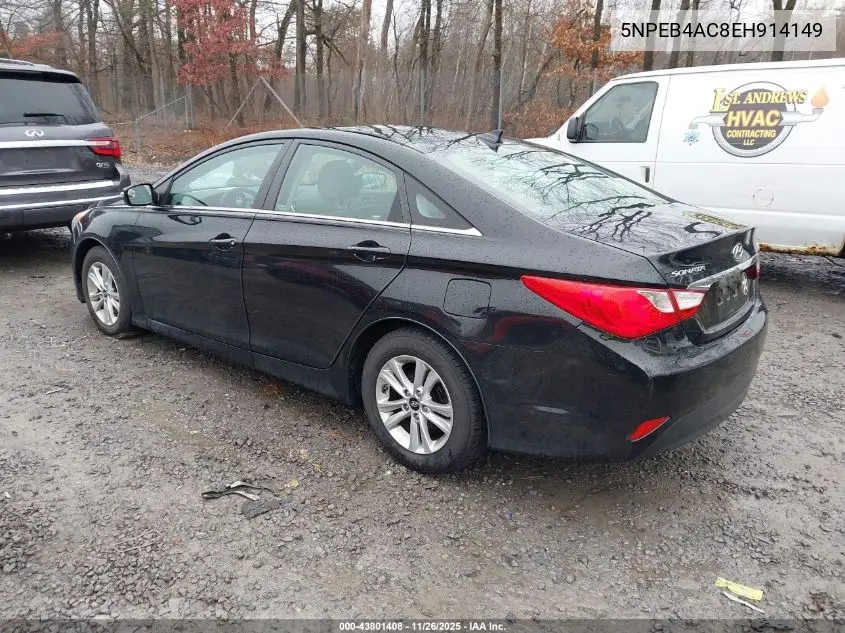 5NPEB4AC8EH914149 2014 Hyundai Sonata Gls