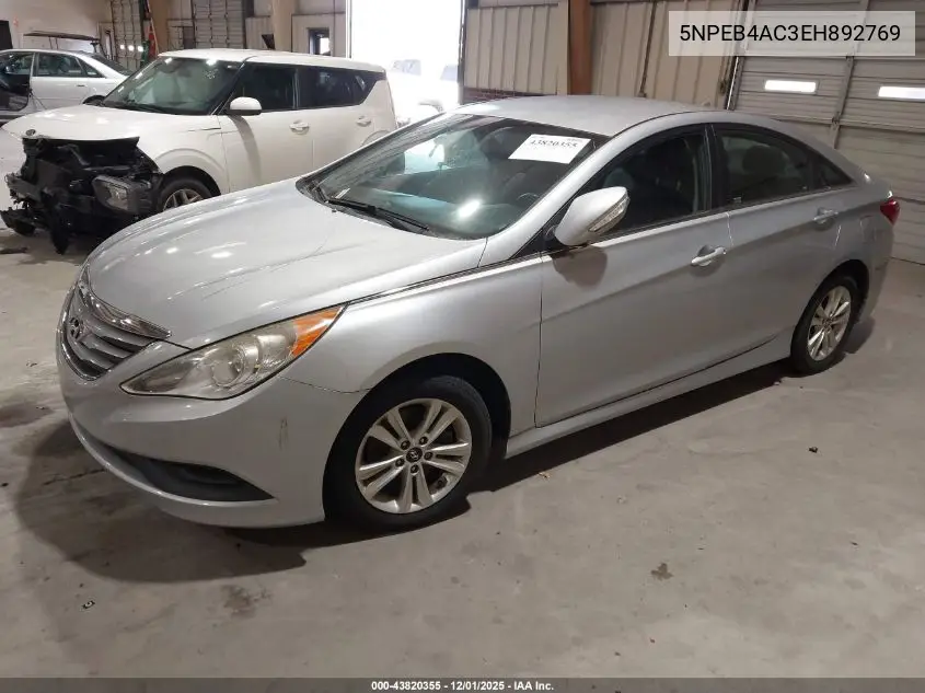 5NPEB4AC3EH892769 2014 Hyundai Sonata Gls