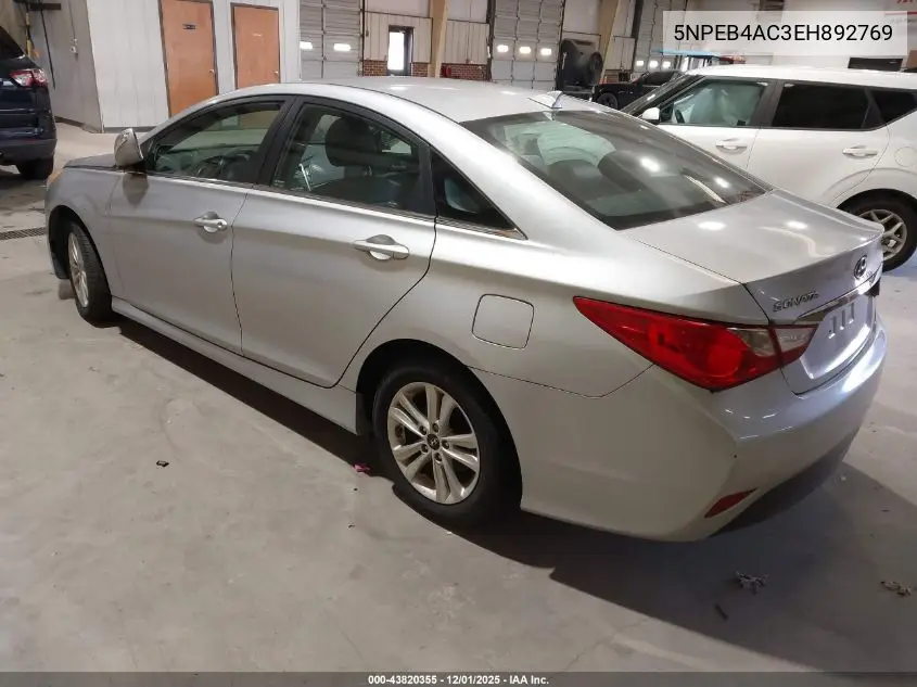 5NPEB4AC3EH892769 2014 Hyundai Sonata Gls