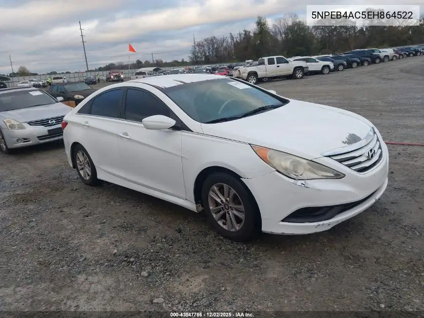 5NPEB4AC5EH864522 2014 Hyundai Sonata Gls