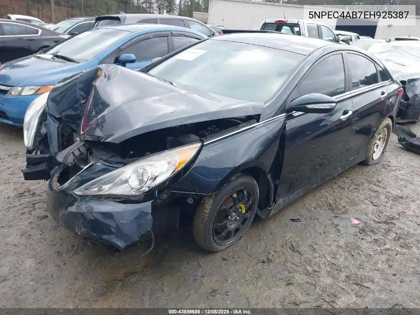 5NPEC4AB7EH925387 2014 Hyundai Sonata Se 2.0T