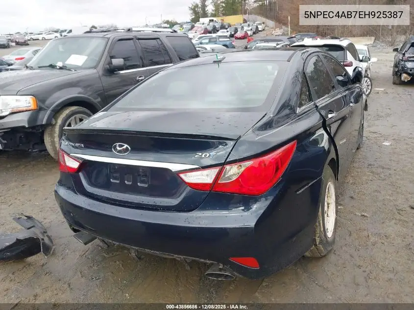 5NPEC4AB7EH925387 2014 Hyundai Sonata Se 2.0T