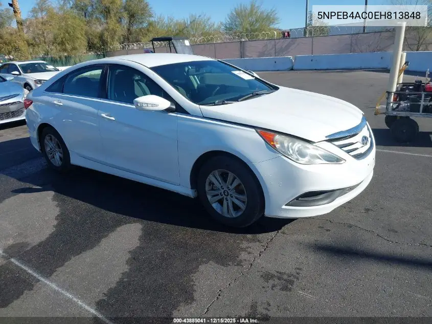 5NPEB4AC0EH813848 2014 Hyundai Sonata Gls