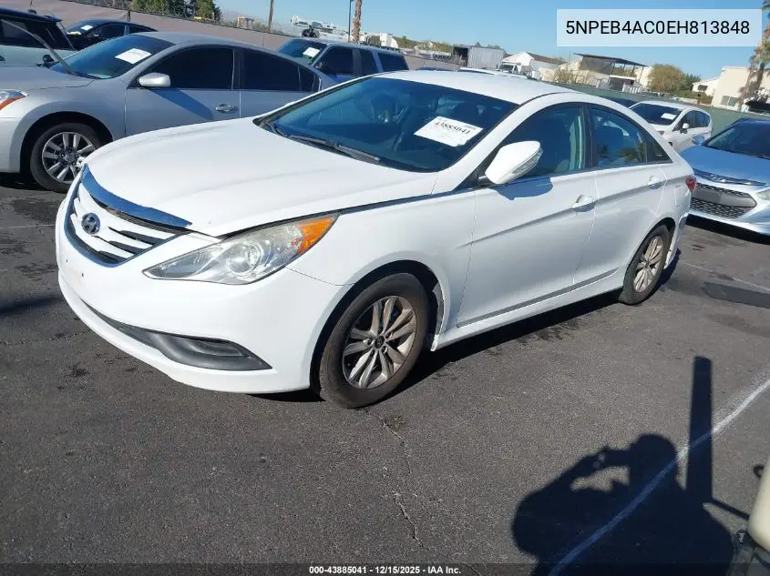 5NPEB4AC0EH813848 2014 Hyundai Sonata Gls
