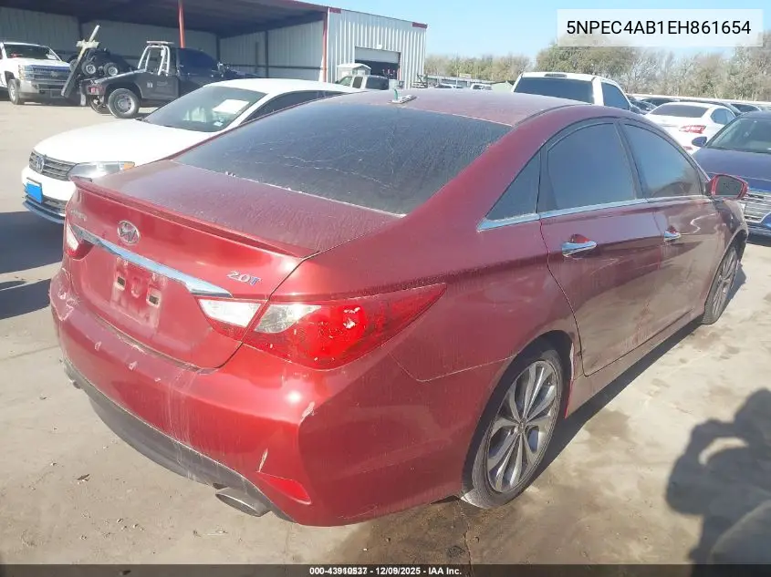 5NPEC4AB1EH861654 2014 Hyundai Sonata Se 2.0T