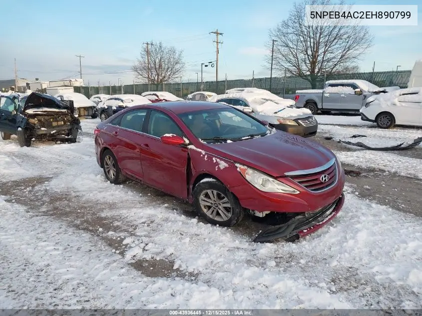 5NPEB4AC2EH890799 2014 Hyundai Sonata Gls