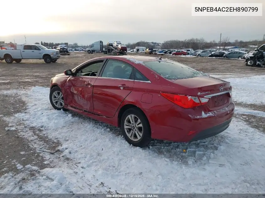 5NPEB4AC2EH890799 2014 Hyundai Sonata Gls