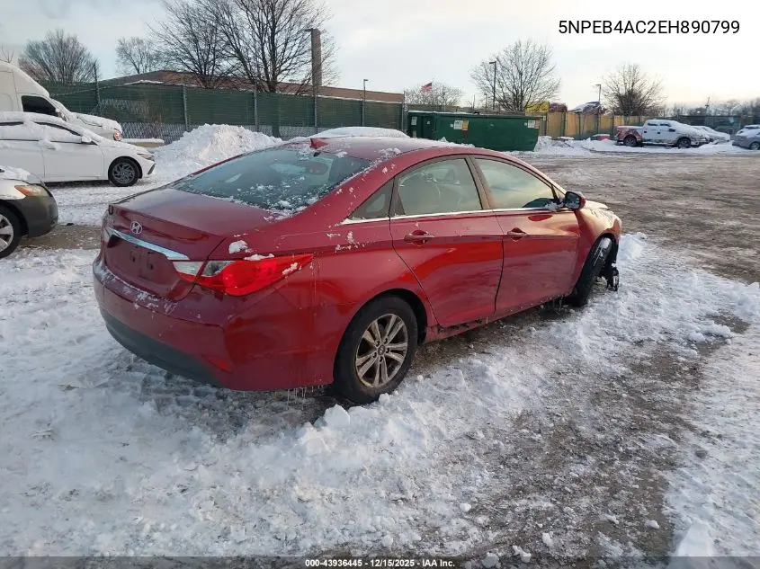 5NPEB4AC2EH890799 2014 Hyundai Sonata Gls