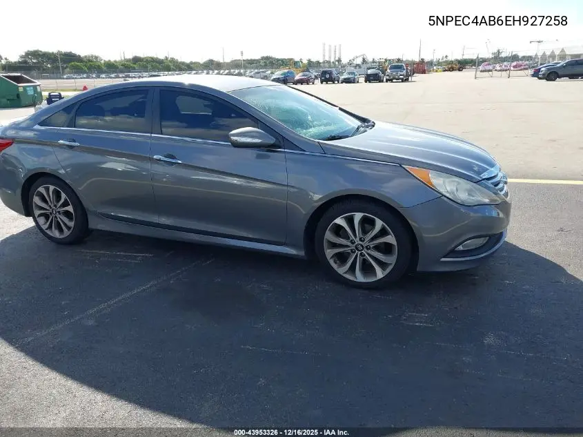 5NPEC4AB6EH927258 2014 Hyundai Sonata Se 2.0T