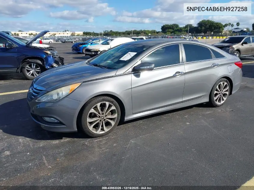 5NPEC4AB6EH927258 2014 Hyundai Sonata Se 2.0T