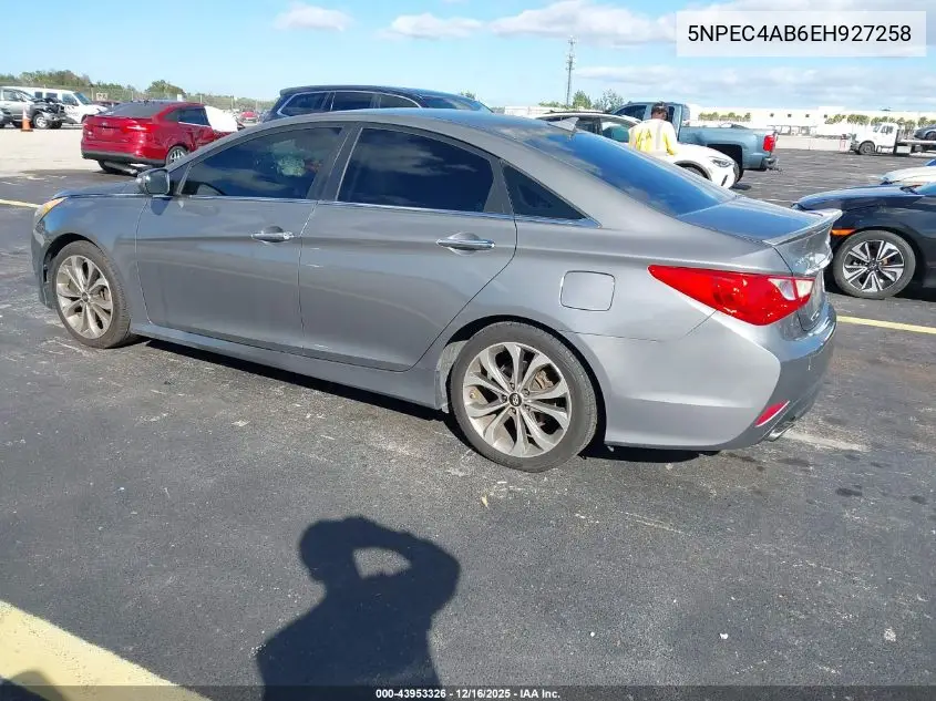 5NPEC4AB6EH927258 2014 Hyundai Sonata Se 2.0T