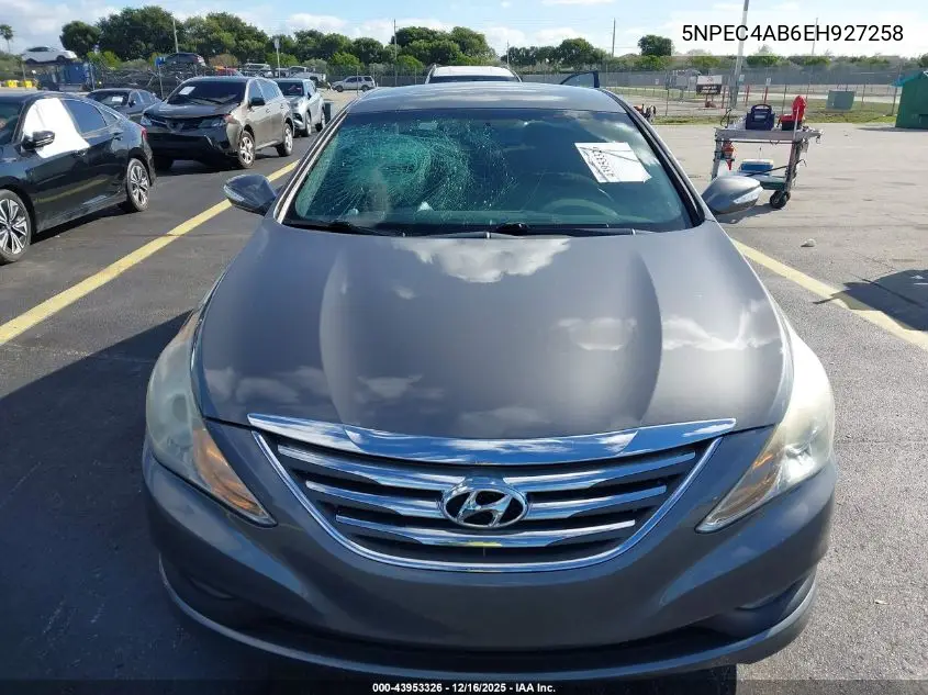 5NPEC4AB6EH927258 2014 Hyundai Sonata Se 2.0T