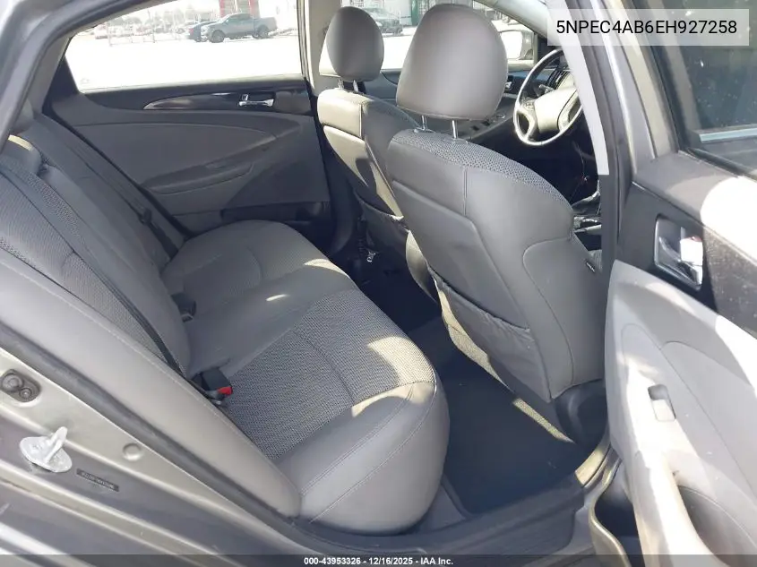 5NPEC4AB6EH927258 2014 Hyundai Sonata Se 2.0T