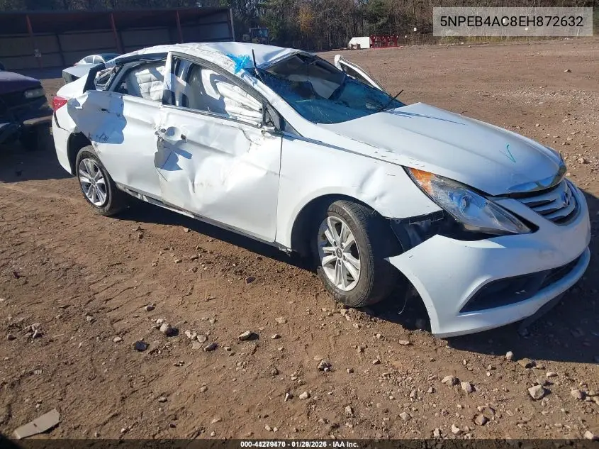 5NPEB4AC8EH872632 2014 Hyundai Sonata Gls