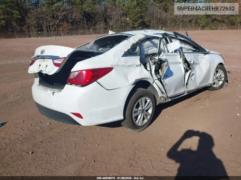 5NPEB4AC8EH872632 2014 Hyundai Sonata Gls