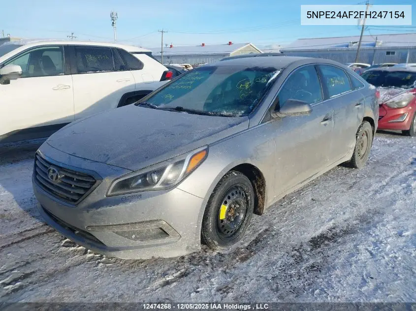 5NPE24AF2FH247154 2015 Hyundai Sonata Gl