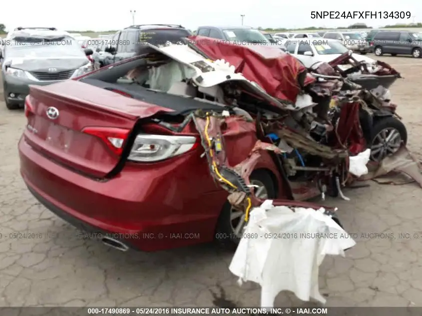 5NPE24AFXFH134309 2015 Hyundai Sonata Se
