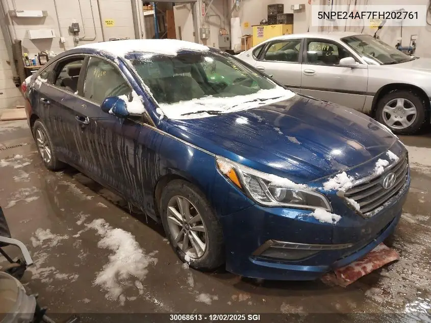 5NPE24AF7FH202761 2015 Hyundai Sonata Se