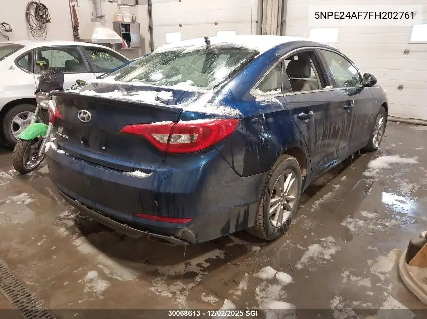 5NPE24AF7FH202761 2015 Hyundai Sonata Se