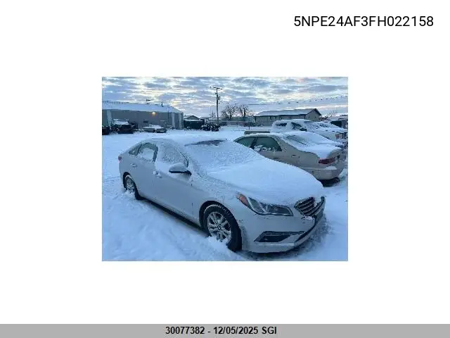 5NPE24AF3FH022158 2015 Hyundai Sonata Se