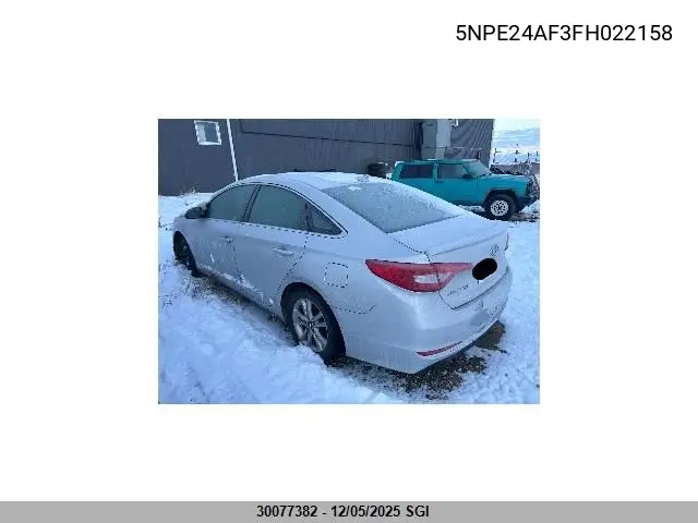 5NPE24AF3FH022158 2015 Hyundai Sonata Se