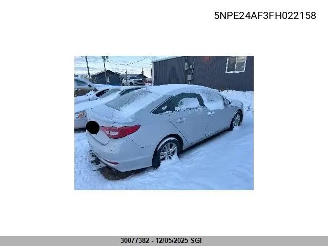 5NPE24AF3FH022158 2015 Hyundai Sonata Se