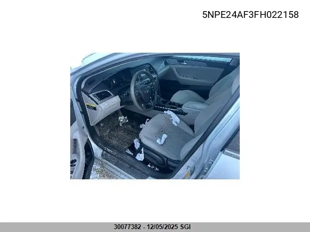 5NPE24AF3FH022158 2015 Hyundai Sonata Se
