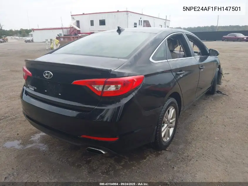 5NPE24AF1FH147501 2015 Hyundai Sonata Se