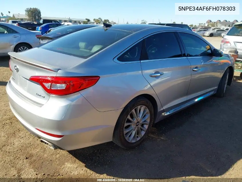 5NPE34AF6FH078303 2015 Hyundai Sonata Limited
