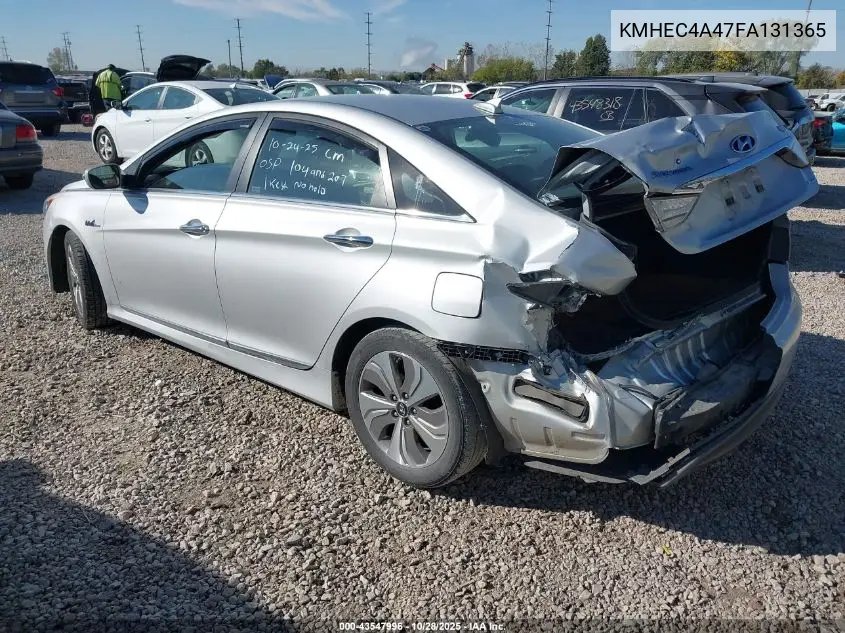 KMHEC4A47FA131365 2015 Hyundai Sonata Hybrid Limited