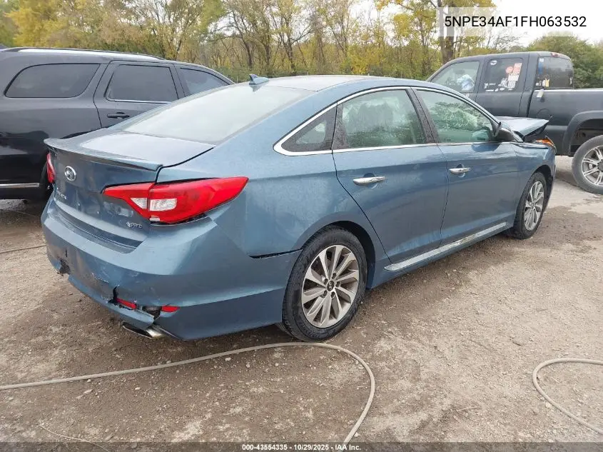5NPE34AF1FH063532 2015 Hyundai Sonata Sport