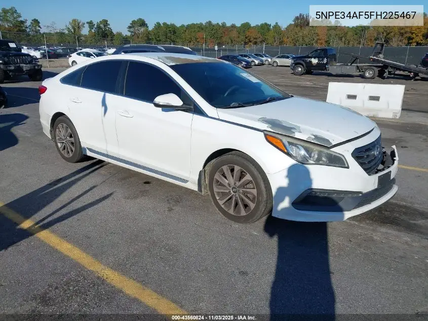 5NPE34AF5FH225467 2015 Hyundai Sonata Sport