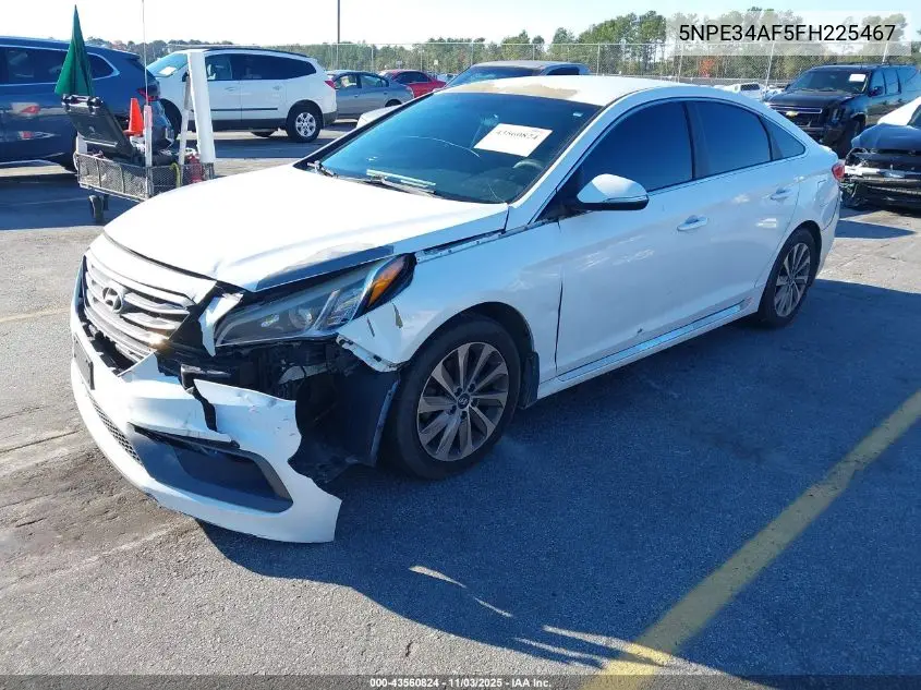 5NPE34AF5FH225467 2015 Hyundai Sonata Sport