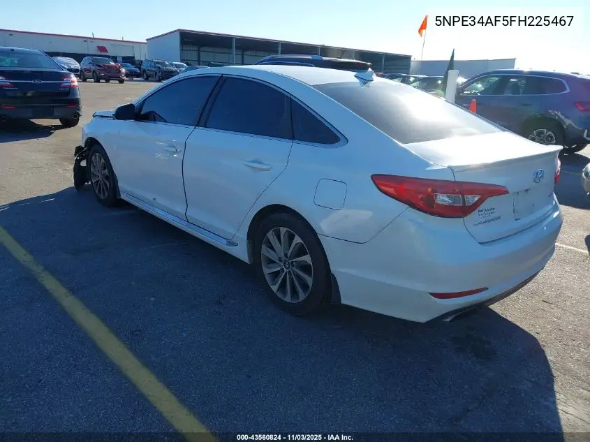 5NPE34AF5FH225467 2015 Hyundai Sonata Sport