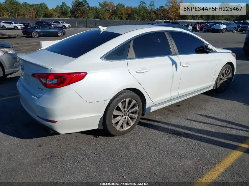 5NPE34AF5FH225467 2015 Hyundai Sonata Sport