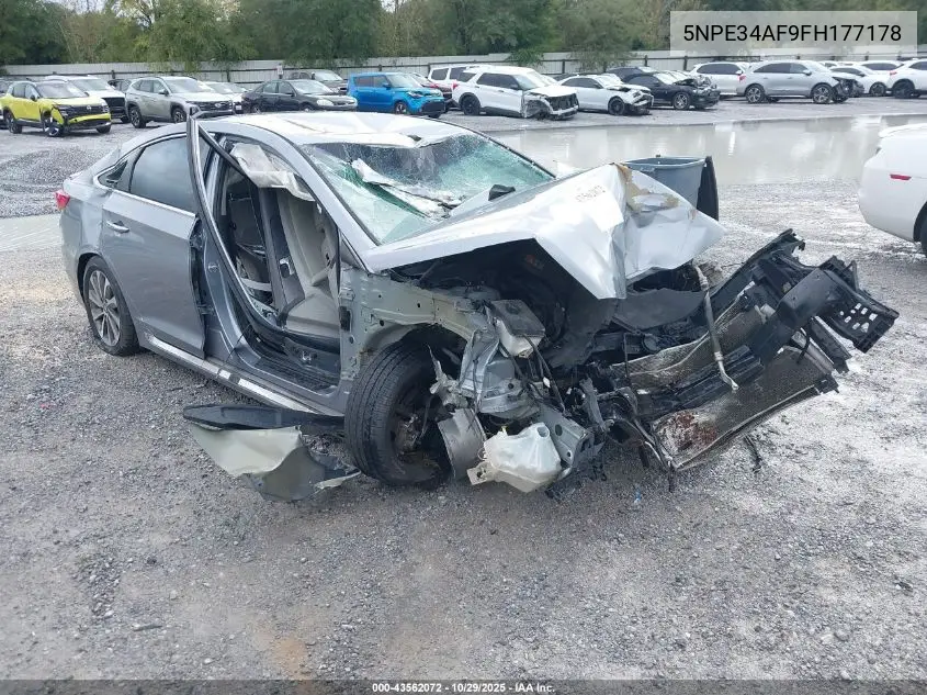 5NPE34AF9FH177178 2015 Hyundai Sonata Sport