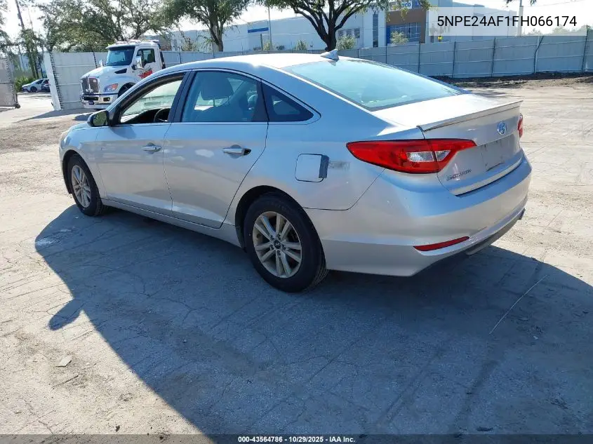 5NPE24AF1FH066174 2015 Hyundai Sonata Se