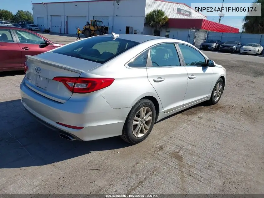 5NPE24AF1FH066174 2015 Hyundai Sonata Se