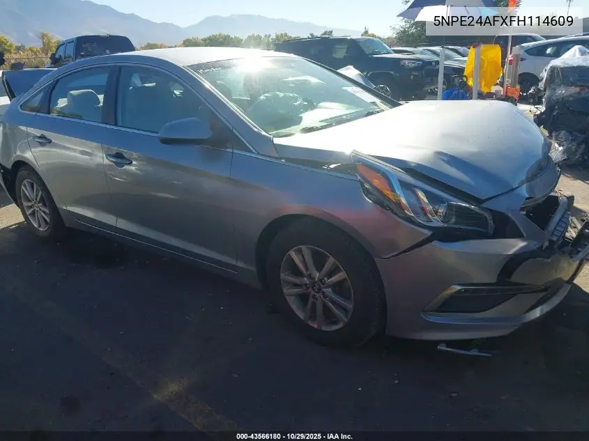 5NPE24AFXFH114609 2015 Hyundai Sonata Se