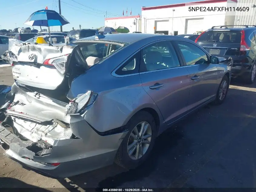 5NPE24AFXFH114609 2015 Hyundai Sonata Se