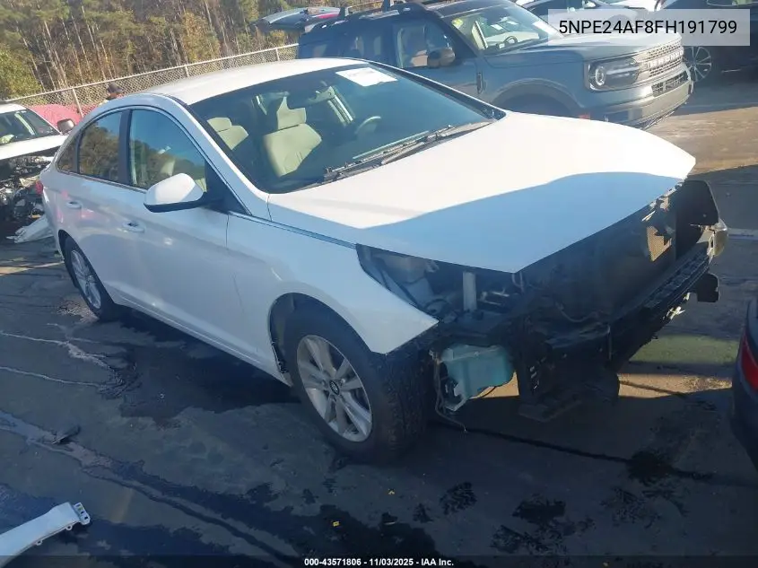 5NPE24AF8FH191799 2015 Hyundai Sonata Se