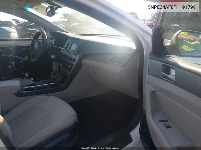 5NPE24AF8FH191799 2015 Hyundai Sonata Se