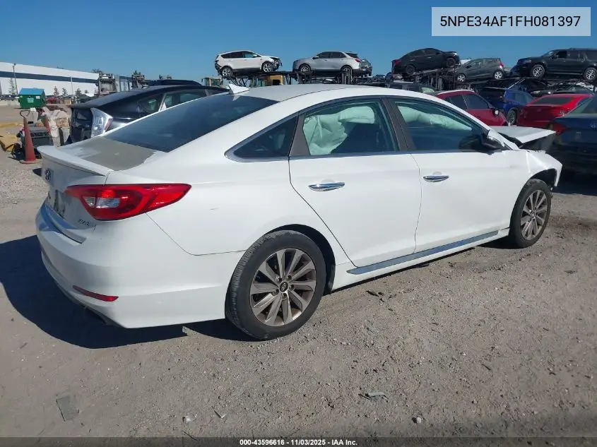 5NPE34AF1FH081397 2015 Hyundai Sonata Sport