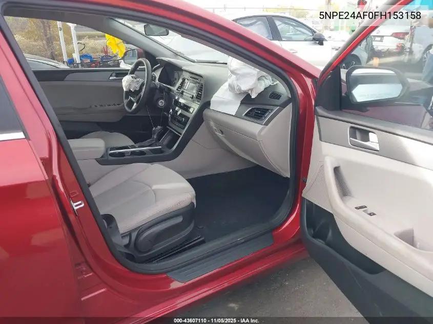 5NPE24AF0FH153158 2015 Hyundai Sonata Se