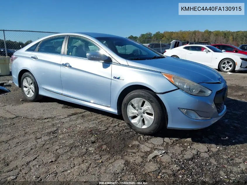 KMHEC4A40FA130915 2015 Hyundai Sonata Hybrid