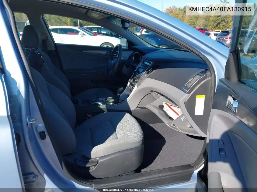 KMHEC4A40FA130915 2015 Hyundai Sonata Hybrid