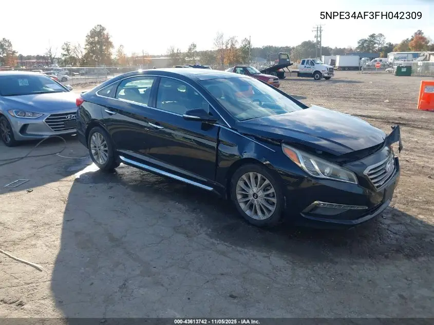 5NPE34AF3FH042309 2015 Hyundai Sonata Limited