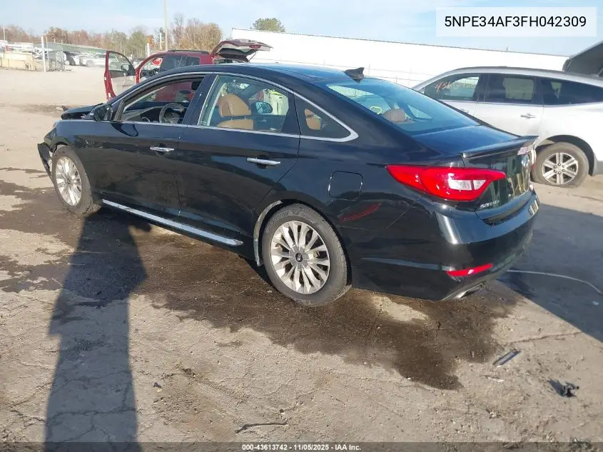 5NPE34AF3FH042309 2015 Hyundai Sonata Limited