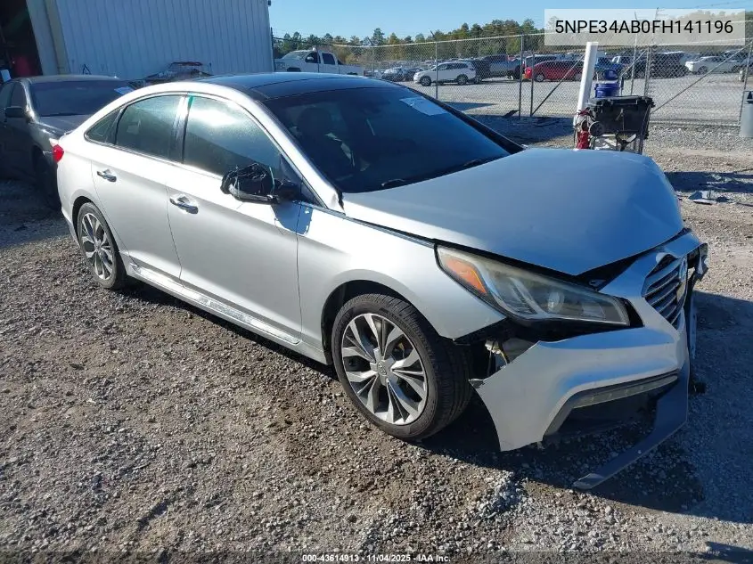 5NPE34AB0FH141196 2015 Hyundai Sonata Limited 2.0T