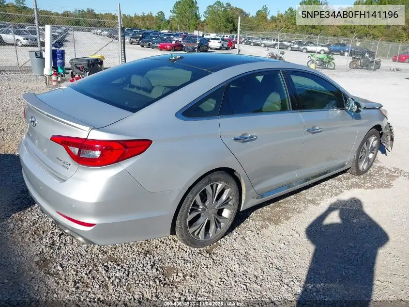 5NPE34AB0FH141196 2015 Hyundai Sonata Limited 2.0T